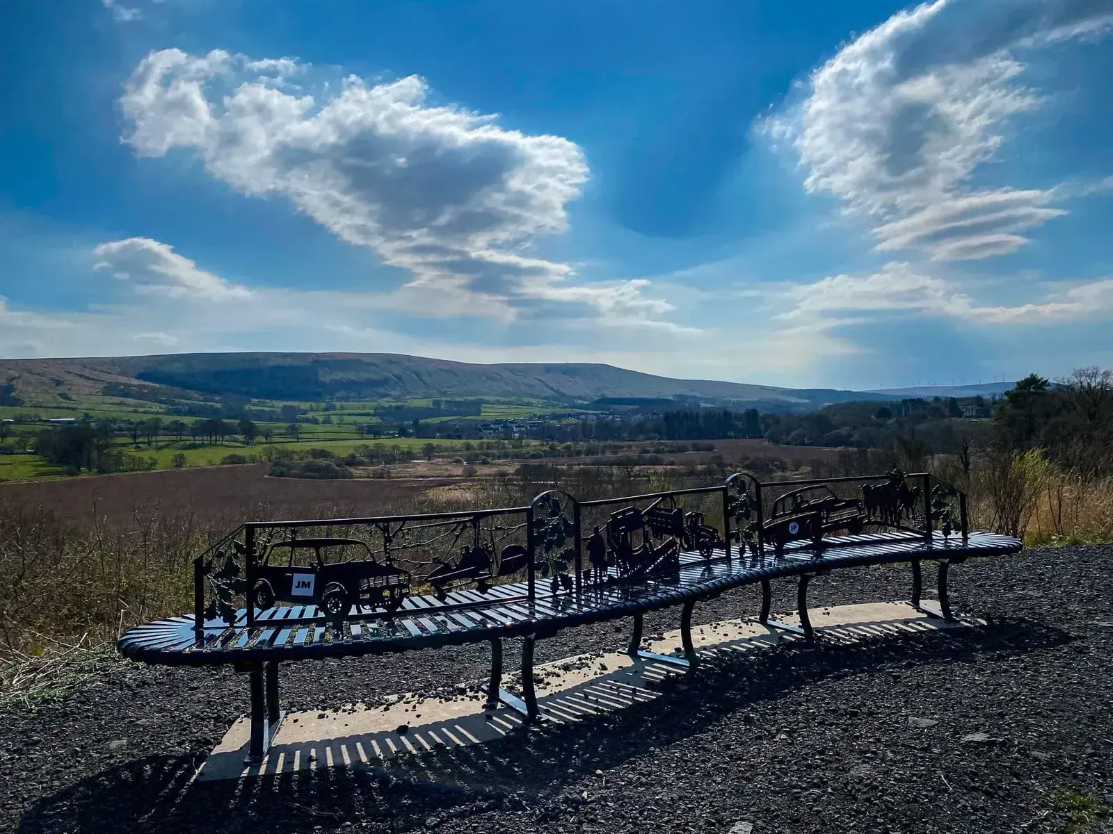 View from Dalquharran Estate Red Walk, 2025.